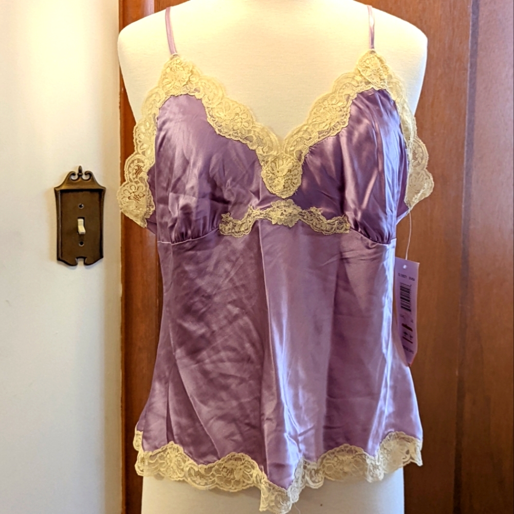 VTG Sunny Leigh Stretch Silk Camisole XL